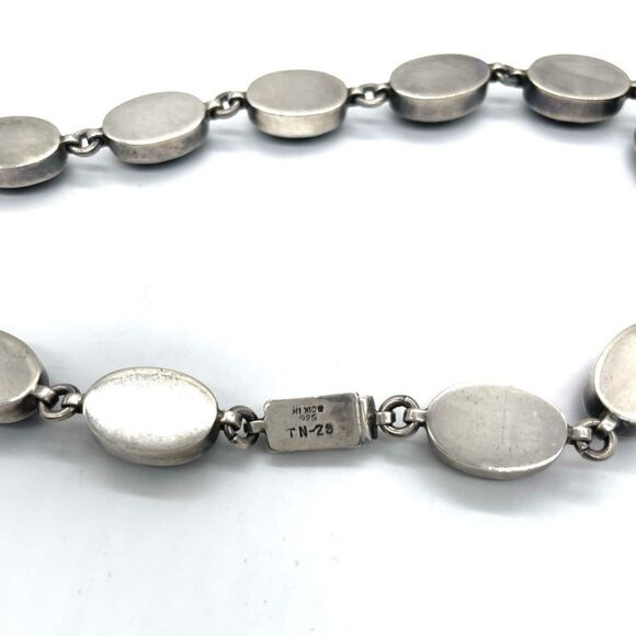 Onyx 9 t Sterling Silver Necklace - Picture 4 of 5